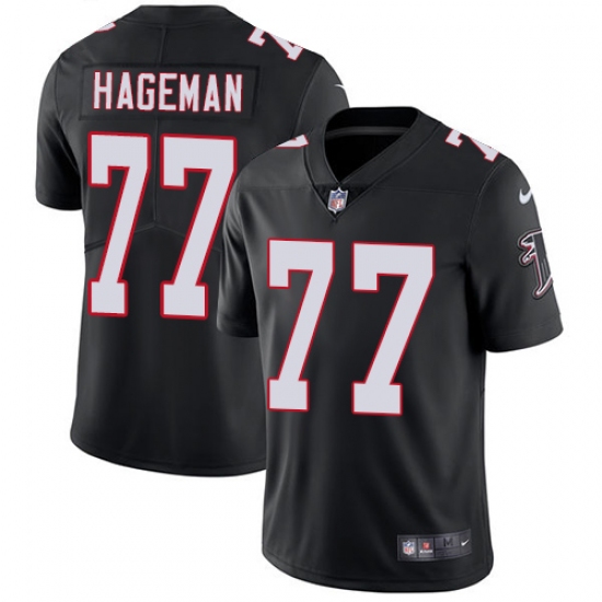 Youth Nike Atlanta Falcons #77 Ra'Shede Hageman Elite Black Alternate NFL Jersey - Ujersey