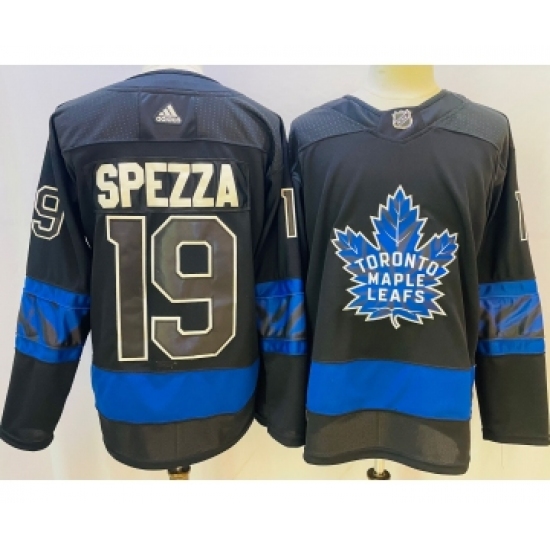 Men's Toronto Maple Leafs #19 Jason Spezza Black X Drew House Inside Out Stitched Jersey