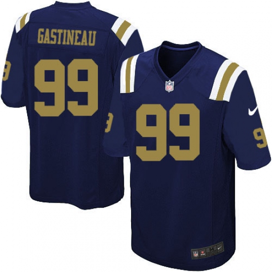 Men's Nike New York Jets #99 Mark Gastineau Limited Navy Blue Alternate NFL Jersey - Ujersey