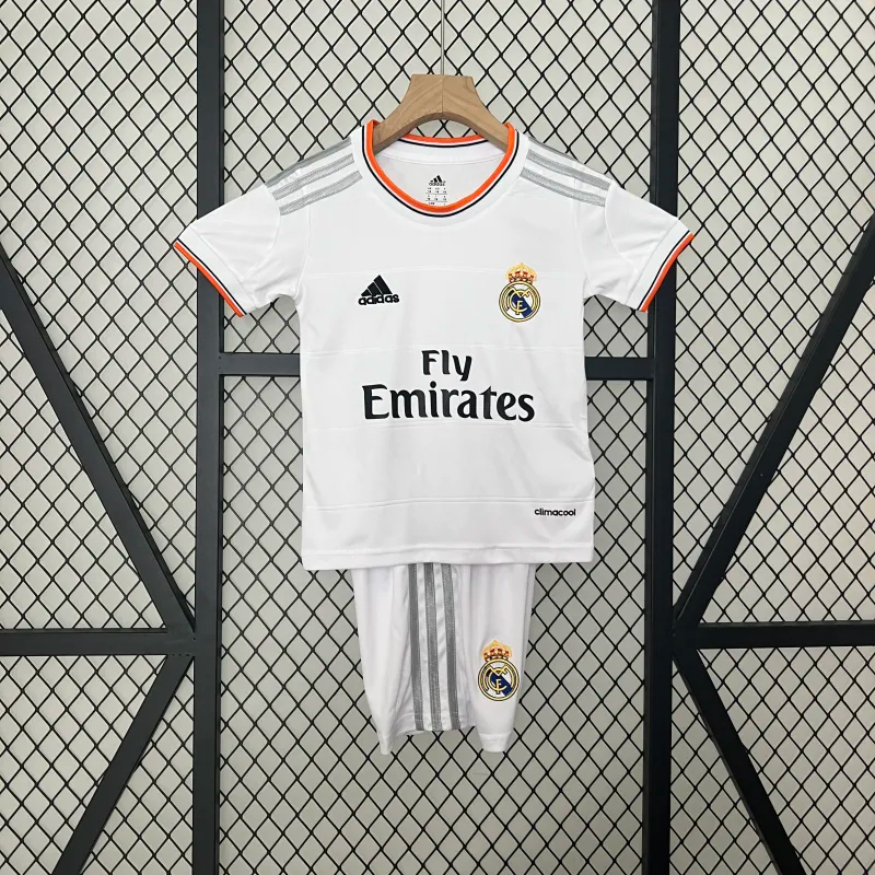 Real Madrid Retro Jersey Home Kids Kit Jersey+Shorts 2013/14 - U-jersey