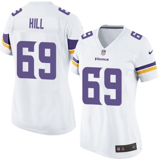 Women's Nike Minnesota Vikings #69 Rashod Hill Game White NFL Jersey - Ujersey