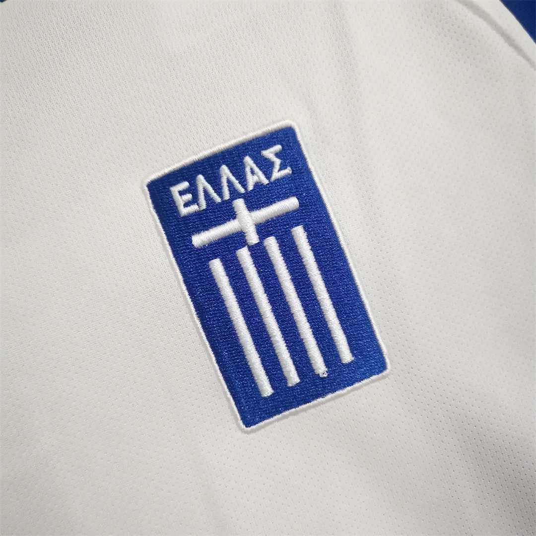Greece Soccer Jersey Away Custom Shirt 2004 - Ujersey