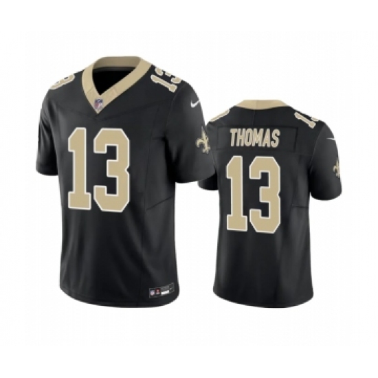 Men's New Orleans Saints #13 Michael Thomas Black 2023 F.U.S.E. Vapor Untouchable Limited Stitched Jersey - Ujersey