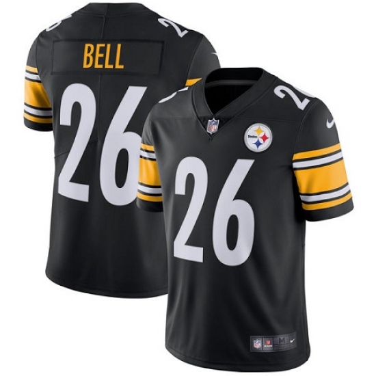 Youth Nike Pittsburgh Steelers #26 Le'Veon Bell Black Team Color Vapor Untouchable Limited Player NFL Jersey - Ujersey