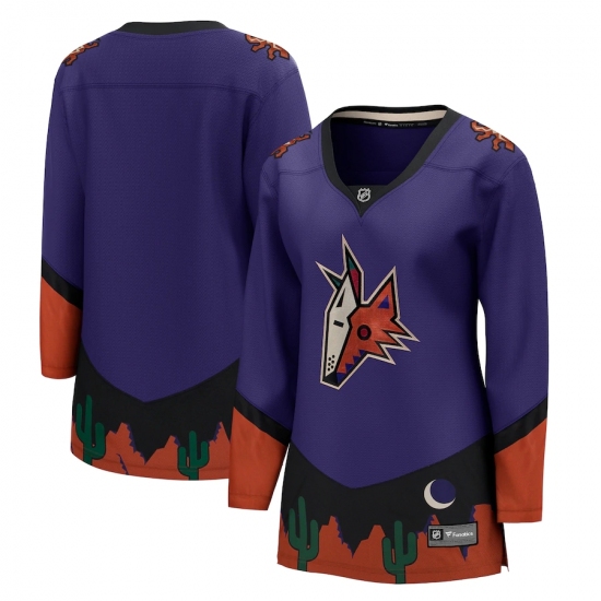 Women's Arizona Coyotes Fanatics Branded Blank Purple 2020-21 Special Edition Breakaway Jersey - Ujersey