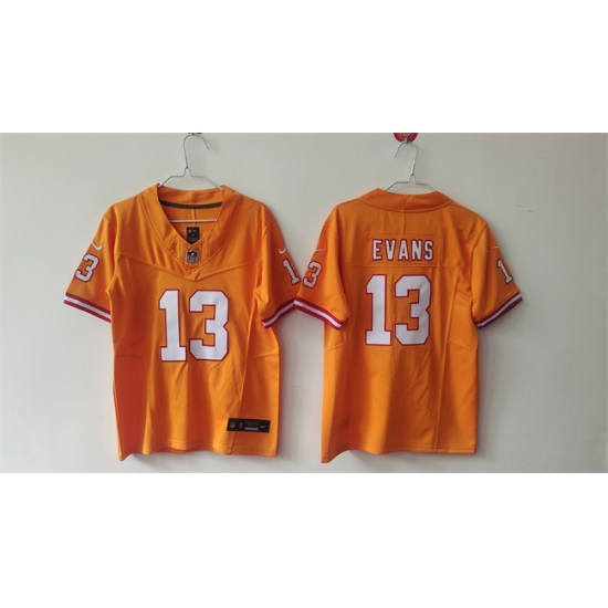 Youth Tampa Bay Buccaneers #13 Mike Evans Orange F.U.S.E Throwback Vapor Untouchable Limited Stitched Jersey - Ujersey