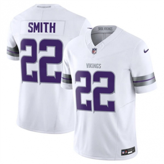 Men's Minnesota Vikings #22 Harrison Smith White F.U.S.E. Winter Warrior Limited Football Stitched Jersey - Ujersey