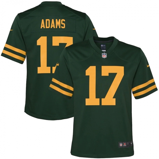 Youth Green Bay Packers #17 Davante Adams Nike Green Alternate Game Player Jersey - Ujersey