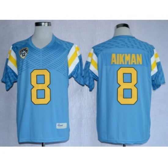 UCLA Bruins 8 Aikman L.Blue College Jerseys - Ujersey