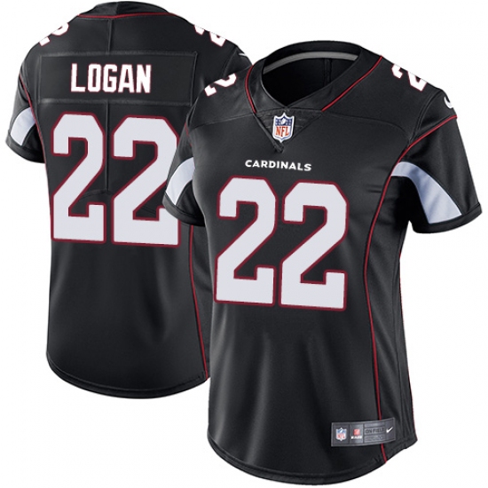 Women's Nike Arizona Cardinals #22 T. J. Logan Black Alternate Vapor Untouchable Limited Player NFL Jersey - Ujersey