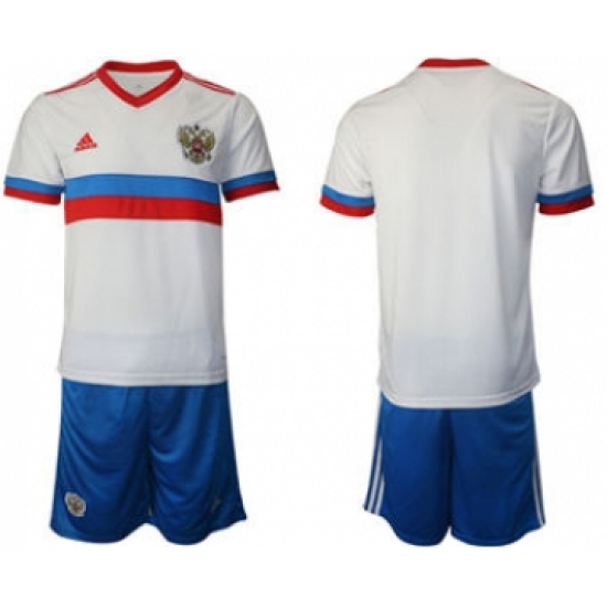 Men's Russia Custom Euro 2021 Soccer Jersey and Shorts - Ujersey