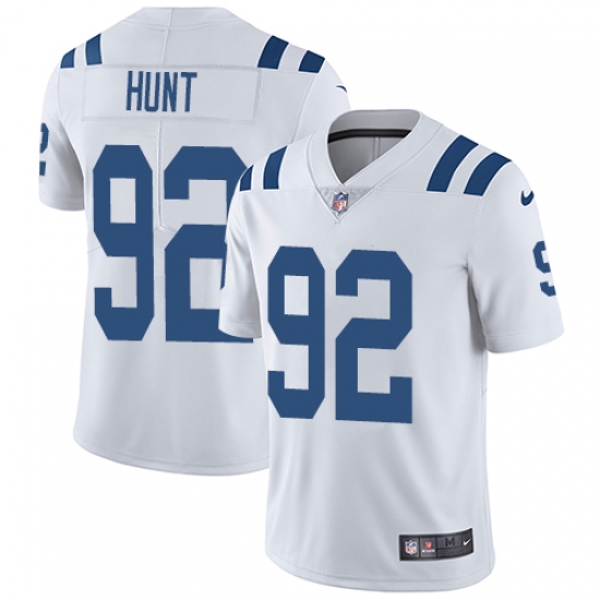 Youth Nike Indianapolis Colts #92 Margus Hunt White Vapor Untouchable Elite Player NFL Jersey - Ujersey