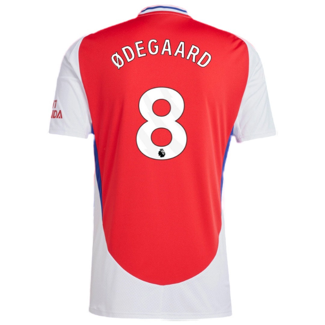 ØDEGAARD #8 Arsenal Soccer Jersey Home Custom Shirt 2024/25 - ujerseystore