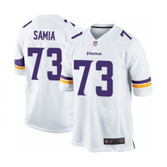 Men's Minnesota Vikings #73 Dru Samia Game White Football Jersey - Ujersey