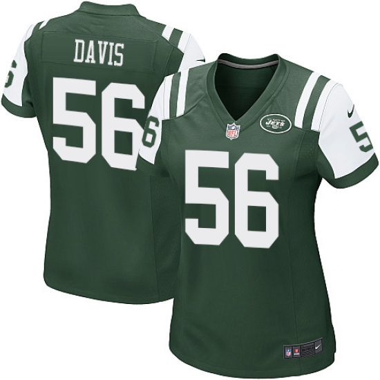 Women's Nike New York Jets #56 DeMario Davis Game Green Team Color NFL Jersey - Ujersey