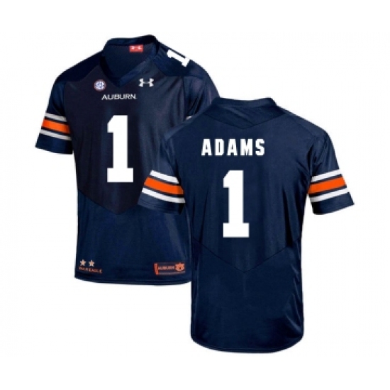 Auburn Tigers 1 Montravius Adams Navy College Football Jersey - Ujersey