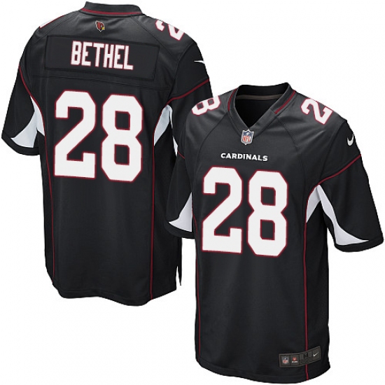 Youth Nike Arizona Cardinals #28 Justin Bethel Game Black Alternate NFL Jersey - Ujersey