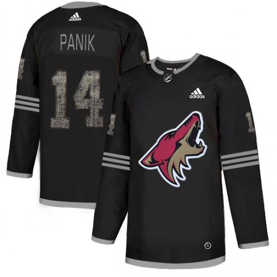 Men's Adidas Arizona Coyotes #14 Richard Panik Black Authentic Classic Stitched NHL Jersey - Ujersey