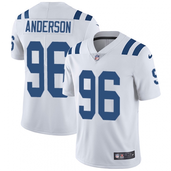 Youth Nike Indianapolis Colts #96 Henry Anderson White Vapor Untouchable Limited Player NFL Jersey - Ujersey