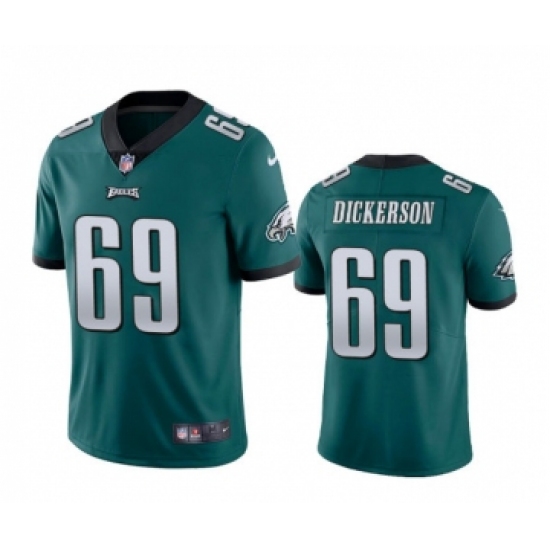 Men's Philadelphia Eagles #69 Landon Dickerson Green Vapor Untouchable Limited Stitched Jersey - Ujersey