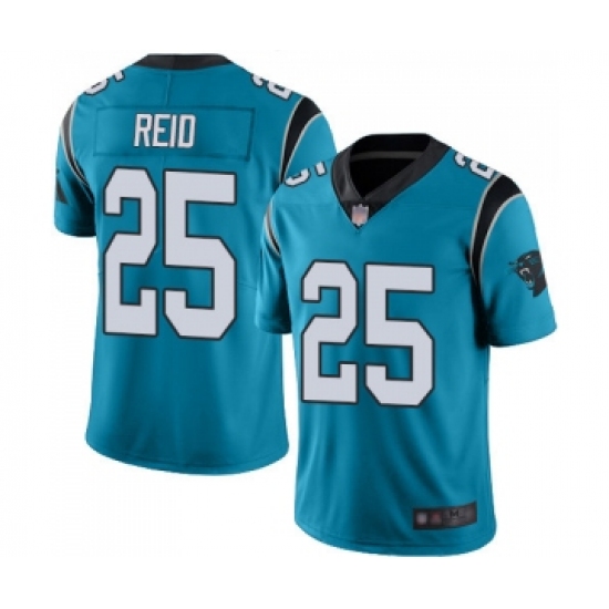 Men's Carolina Panthers #25 Eric Reid Blue Alternate Vapor Untouchable Limited Player Football Jersey - Ujersey
