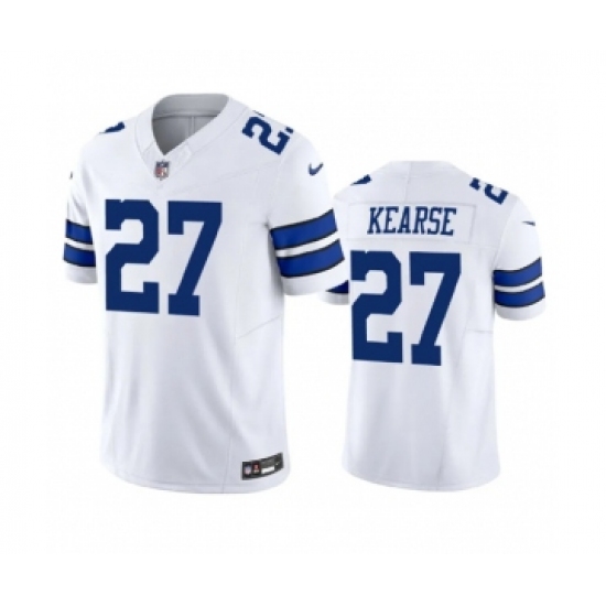 Men's Nike Dallas Cowboys #27 Jayron Kearse White 2023 F.U.S.E. Vapor Limited Stitched Football Jersey - Ujersey