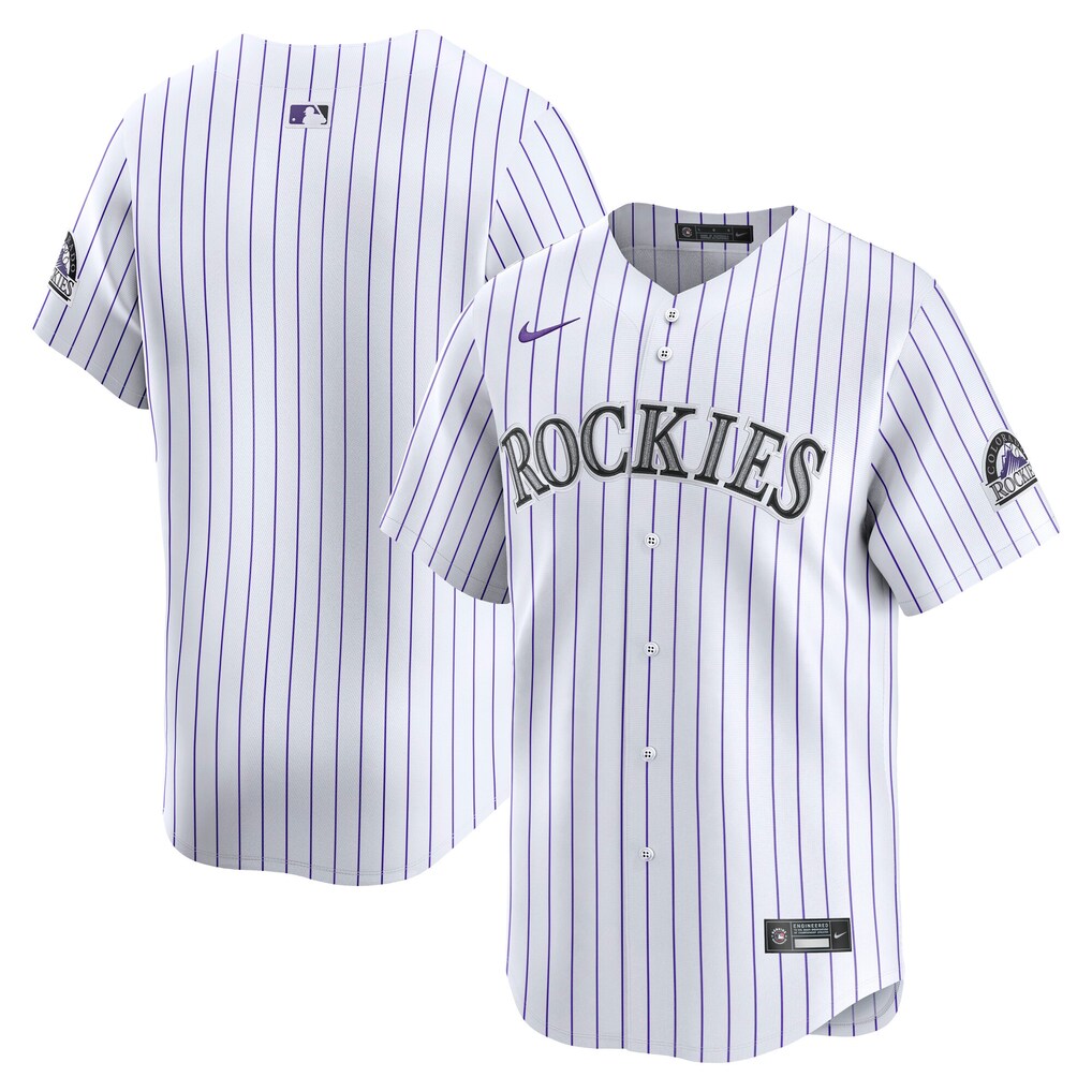Youth Colorado Rockies  Nike White Home Limited Jersey - U-jersey