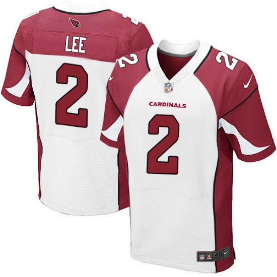 Men's Nike Arizona Cardinals #2 Andy Lee Elite White NFL Jersey - Ujersey