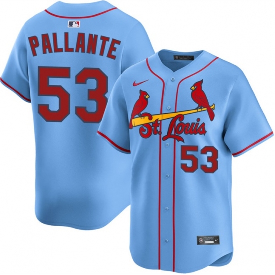 Men's St. Louis Cardinals Blank Black Lights Out Limited Stitched Baseball Jersey - Ujersey