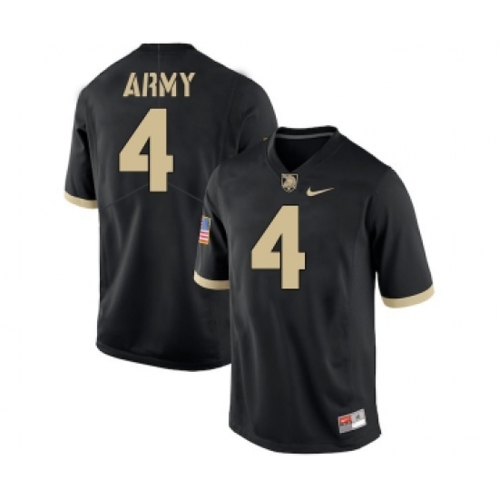 Army Black Knights 4 Cam Thomas Black College Football Jersey - Ujersey