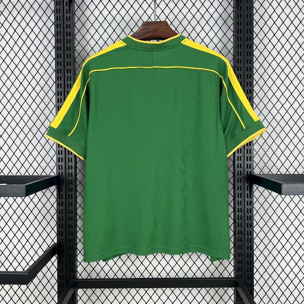 Brazil Retro Jersey Custom Goalkeeper Soccer Jersey 1998 - ujerseystore