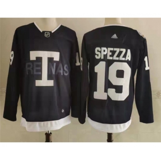 Men's Toronto Maple Leafs 19 Jason Spezza Navy 2022 NHL Heritage Classic Adidas Jersey - Ujersey
