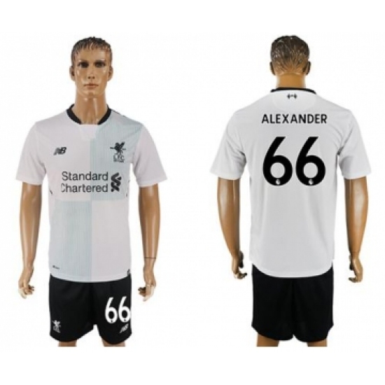 Liverpool #66 Alexander Away Soccer Club Jersey