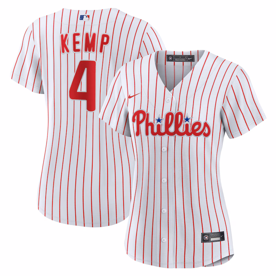 Women's Philadelphia Phillies Otto Kemp Nike White Home Replica Jersey - Ujersey