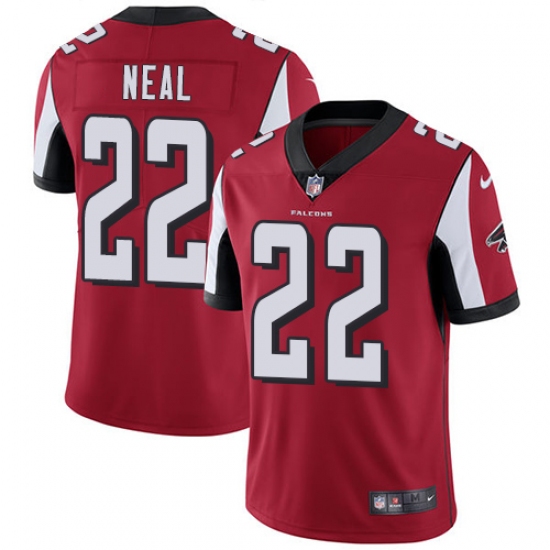 Youth Nike Atlanta Falcons #22 Keanu Neal Elite Red Team Color NFL Jersey - Ujersey