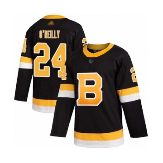 Men's Boston Bruins #24 Terry O'Reilly Authentic Black Alternate Hockey Jersey - Ujersey