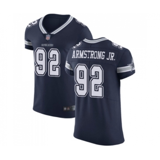 Men's Dallas Cowboys #92 Dorance Armstrong Jr. Navy Blue Team Color Vapor Untouchable Elite Player Football Jersey - Ujersey