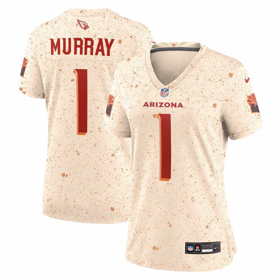 Women's Arizona Cardinals Kyler Murray Nike Natural 2025 Rivalries Collection Game Jersey - Ujersey