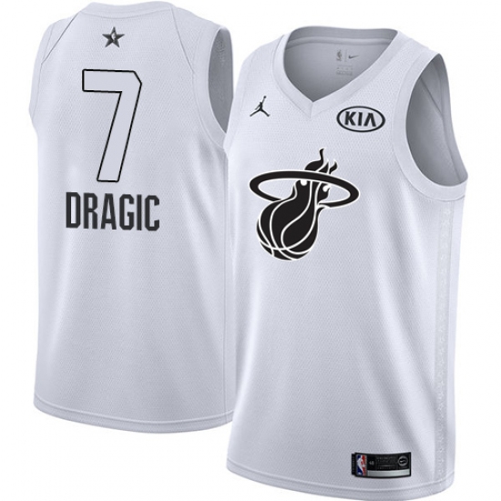 Youth Nike Miami Heat #7 Goran Dragic Swingman White 2018 All-Star Game NBA Jersey - Ujersey