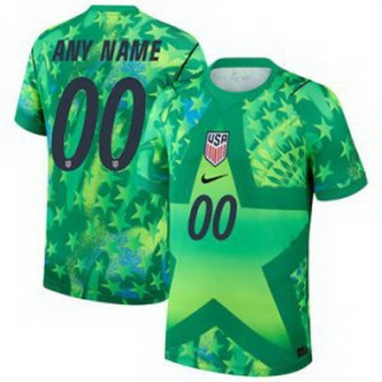 Men 00 Custom USMNT 2026 Stadium Replica Jersey 4 - Ujersey