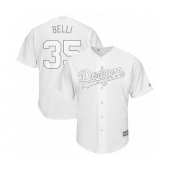 Men's Los Angeles Dodgers #35 Cody Bellinger  Belli  Authentic White 2019 Players Weekend Baseball Jersey - Ujersey