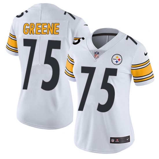 Women's Nike Pittsburgh Steelers #75 Joe Greene Elite White NFL Jersey - Ujersey