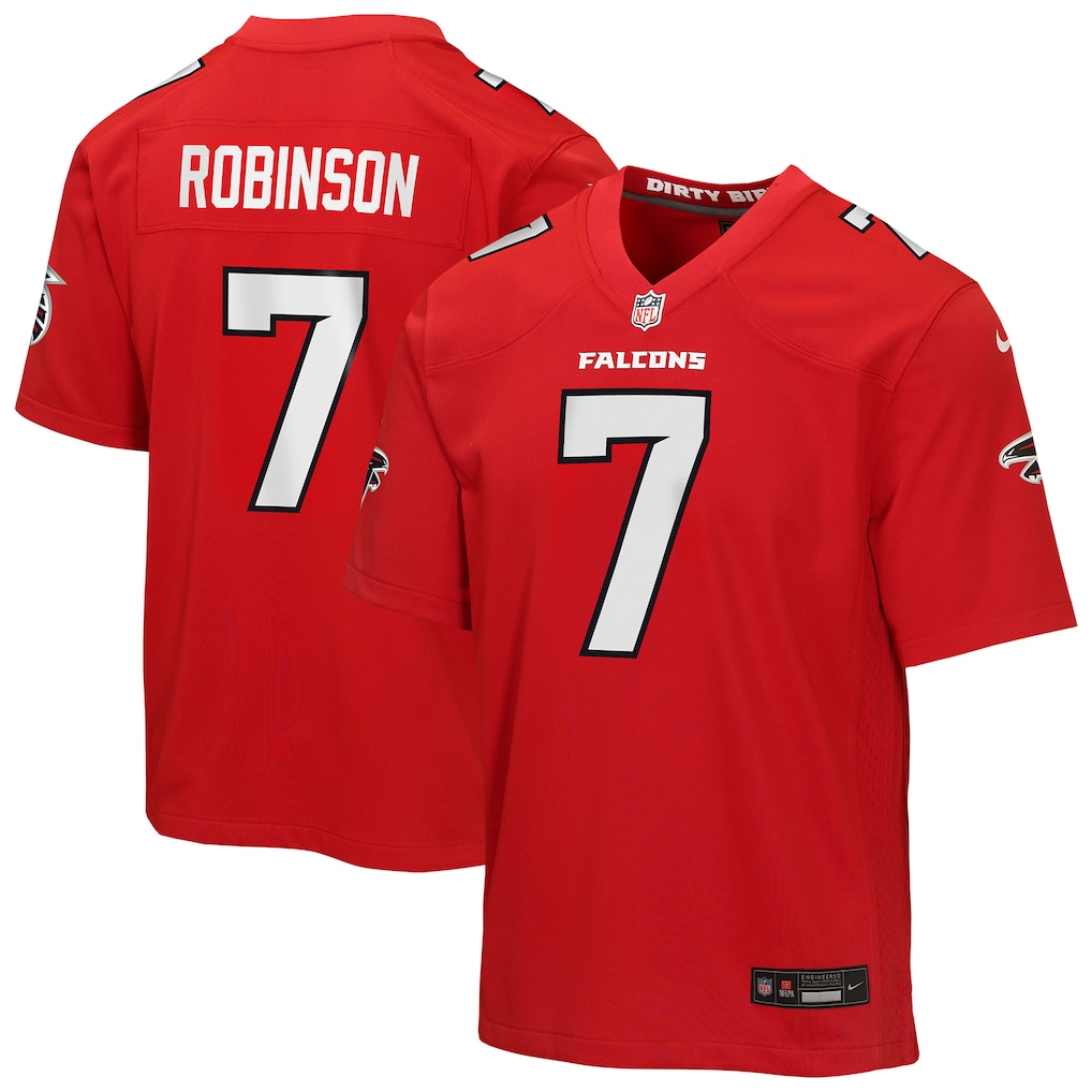 Youth Atlanta Falcons Bijan Robinson Nike Red Game Jersey - Ujersey Shop