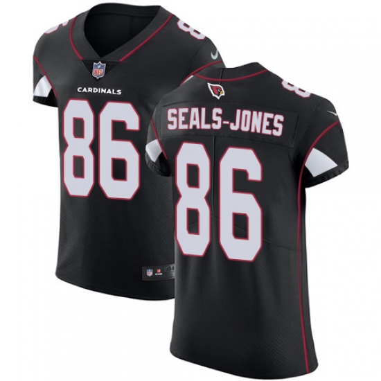 Men's Nike Arizona Cardinals #86 Ricky Seals-Jones Black Alternate Vapor Untouchable Elite Player NFL Jersey - Ujersey