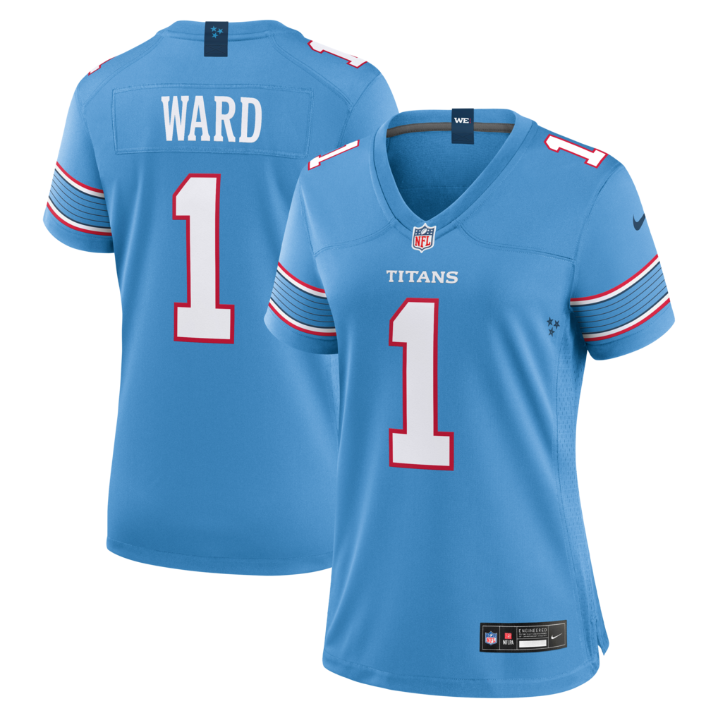 Women's Tennessee Titans Cameron Ward Nike Light Blue Game Jersey - ujerseystore