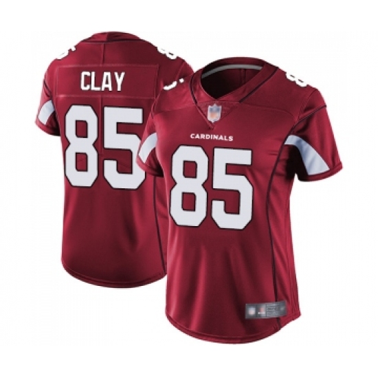 Women's Arizona Cardinals #85 Charles Clay Red Team Color Vapor Untouchable Limited Player Football Jersey - Ujersey