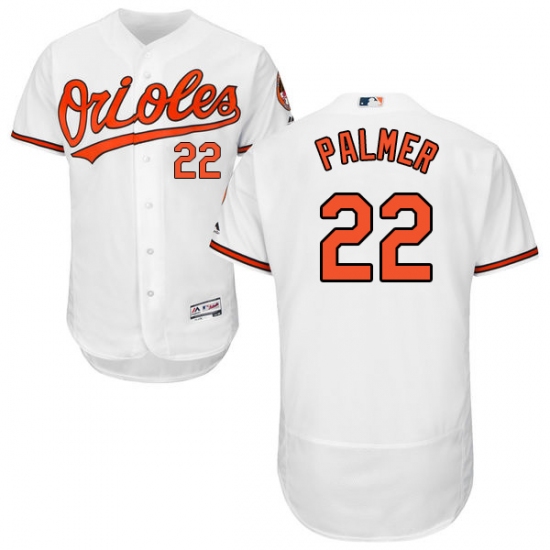Men's Majestic Baltimore Orioles #22 Jim Palmer White Home Flex Base Authentic Collection MLB Jersey - Ujersey