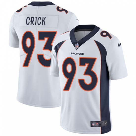 Youth Nike Denver Broncos #93 Jared Crick Elite White NFL Jersey - Ujersey