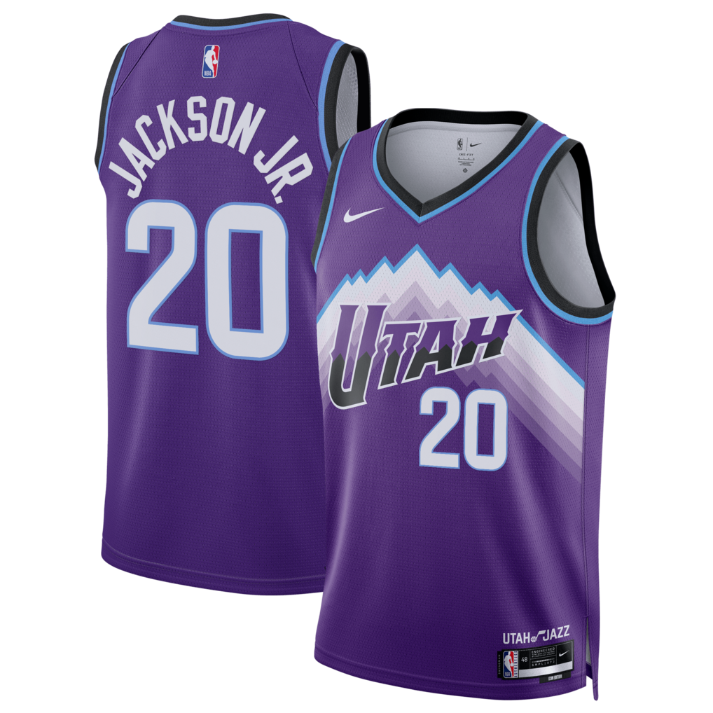 Unisex Utah Jazz Jaren Jackson Jr. Nike Purple Swingman Jersey - Icon Edition - Ujersey