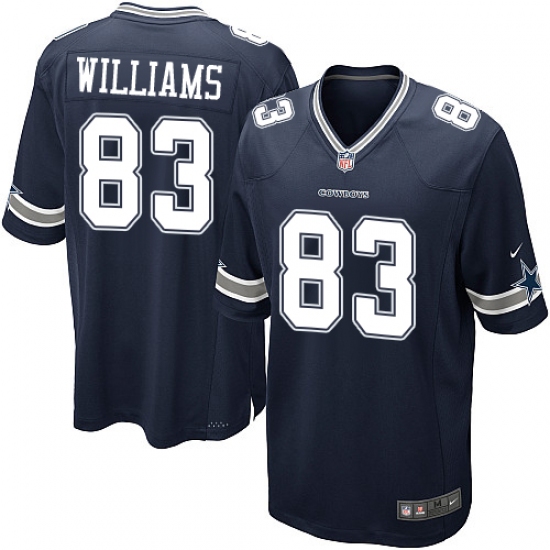 Men's Nike Dallas Cowboys #83 Terrance Williams Game Navy Blue Team Color NFL Jersey - Ujersey